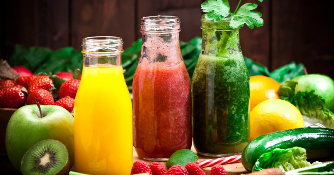 Fruits and Vegetables mix juice