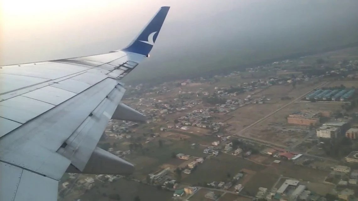 Aerial View Of New Delhi India From Aeroplane